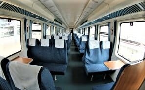 Second/economy Kenya SGR Train sitting arrangement